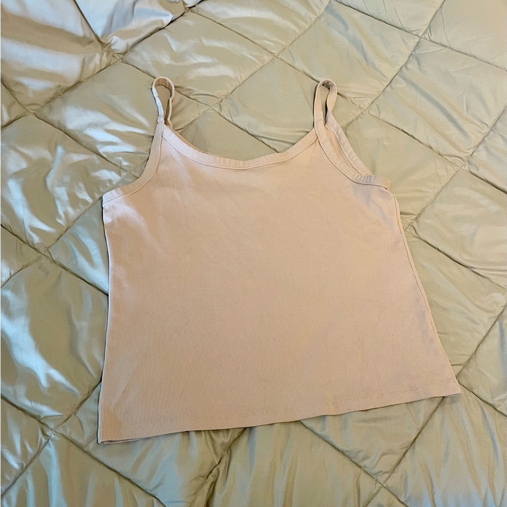 4/$25 bundle deal- H&M light pink tank Top